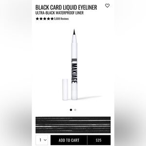 Il Makiage Black Card Waterproof Liquid Eyeliner